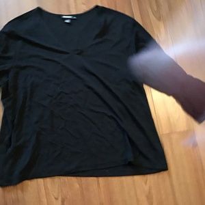DKNY Black Blouse 3x